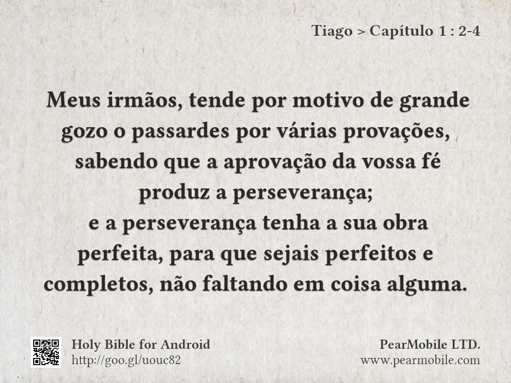 Tiago, Capítulo 1:2-4